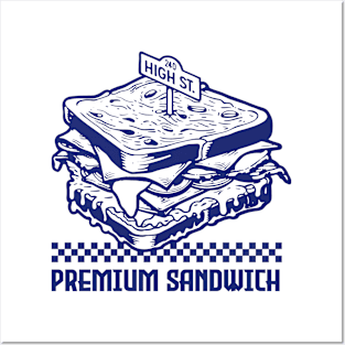 high street 240 premium sandwich Posters and Art